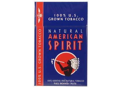 American Spirit Cigarettes American Spirit Box-Blue