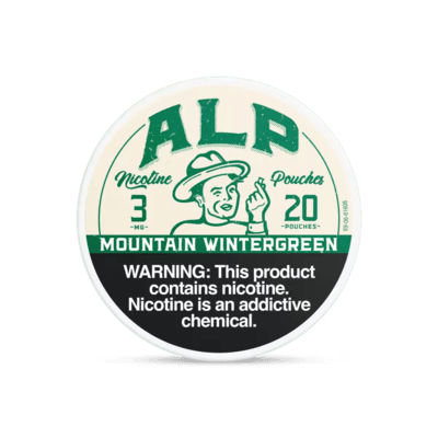 ALP Mountain Wintergreen nicotine pouches in Arlington VA