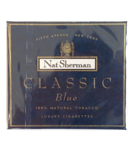 Pack - Nat Sherman Classic Blue Luxury Cigarettes  